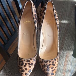 Christian Louboutin Leopard Print Heels